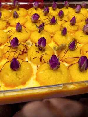 Saffron Milk Cake