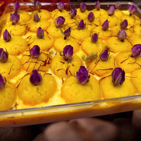 Saffron Milk Cake