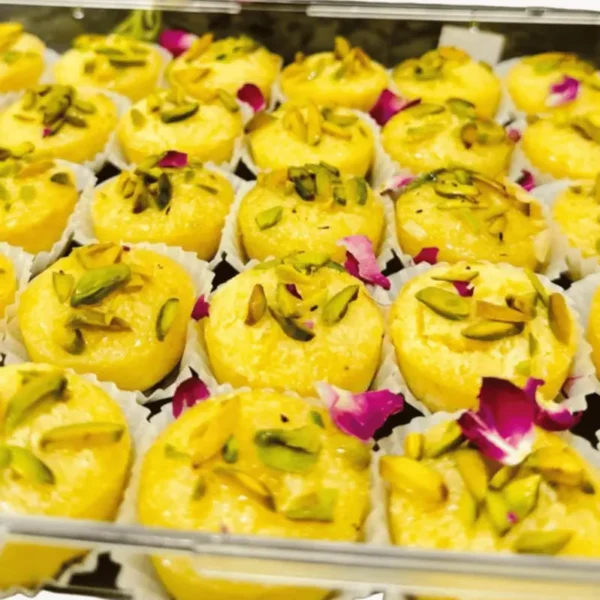 basbousa with pistachio